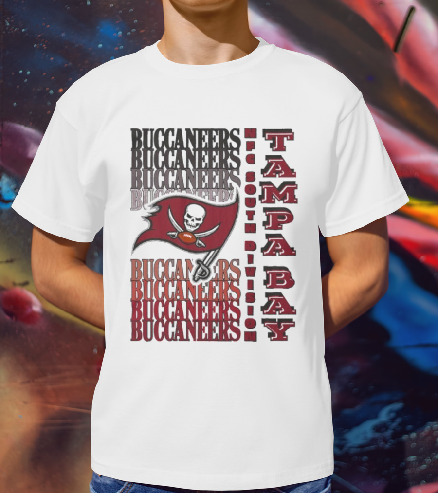 Buccaneers NFC South Division Tampa Bay Football Fan Gear T-Shirt