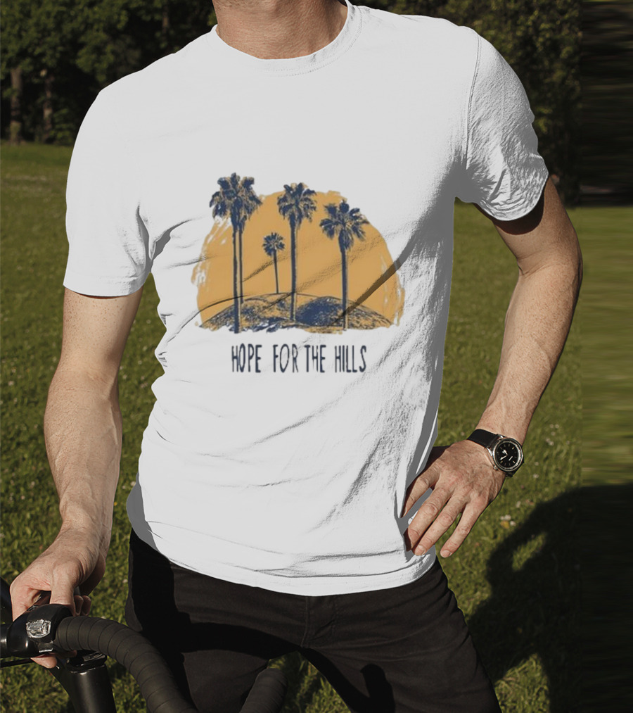 Tanner Christian Courtad Hope For The Hills Scenic Palms And Landscape T-Shirt