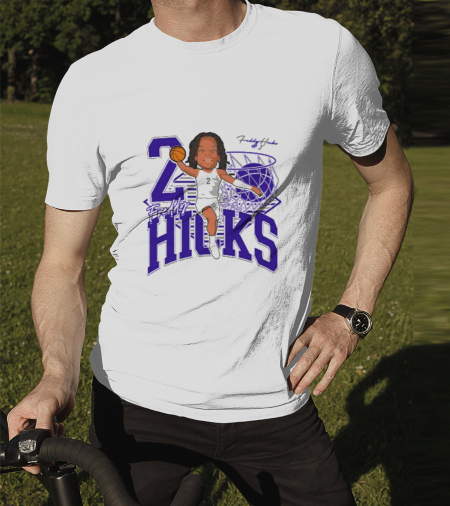 Freddy Hicks Tarleton State Basketball Number 20 T-Shirt