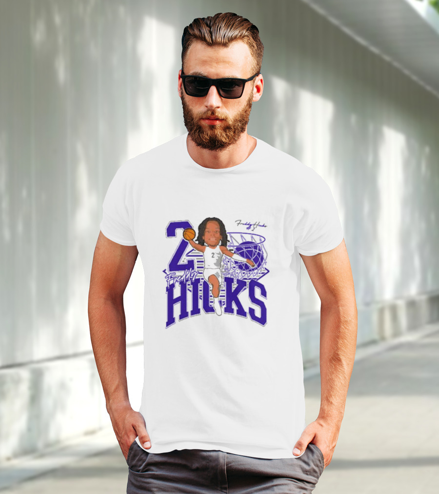 Freddy Hicks Tarleton State Basketball Number 20 T-Shirt