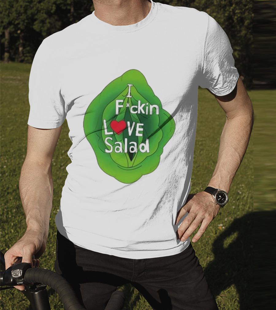 The Beaver Family I F*ckin Love Salad Leaf Heart T-Shirt