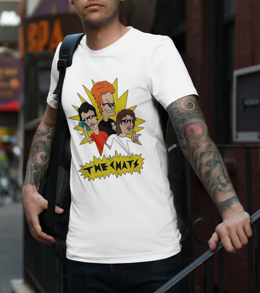 The Chats Buttheads Cartoon Parody Yellow Explosion T-Shirt