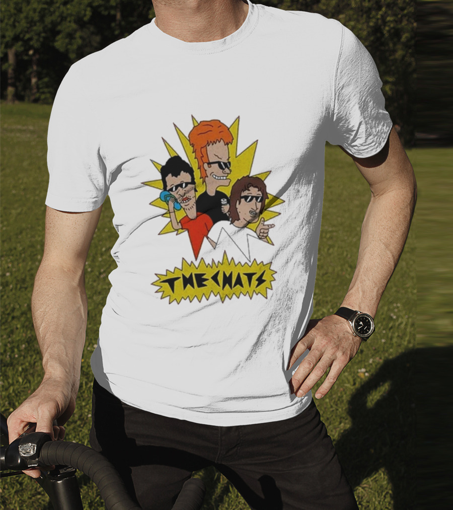 The Chats Buttheads Cartoon Parody Yellow Explosion T-Shirt
