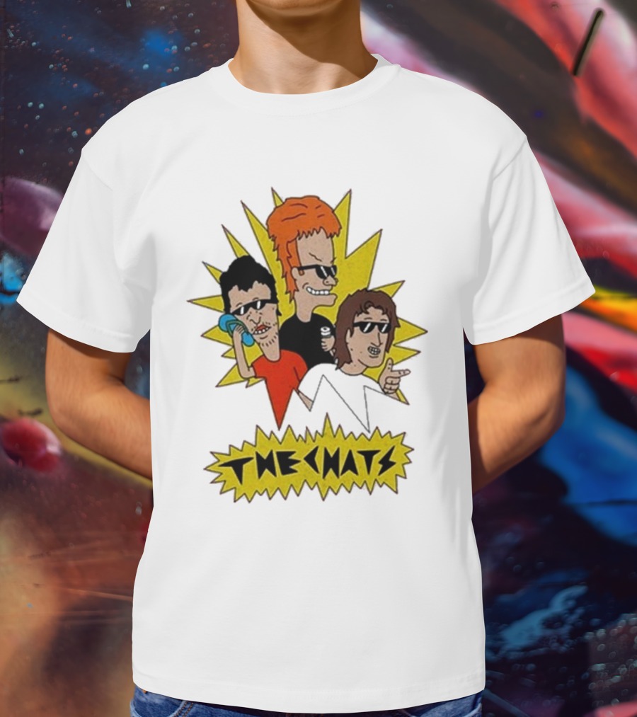 The Chats Buttheads Cartoon Parody Yellow Explosion T-Shirt