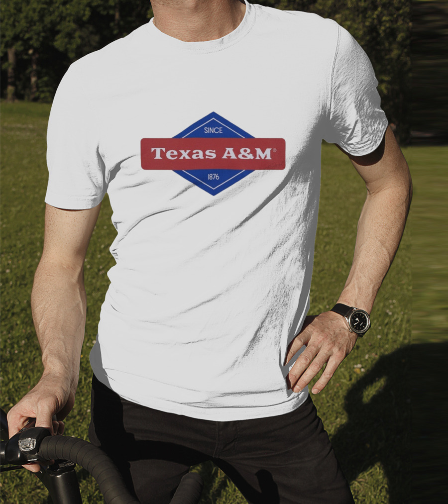 Texas A&M Since 1876 Diamond Logo T-Shirt