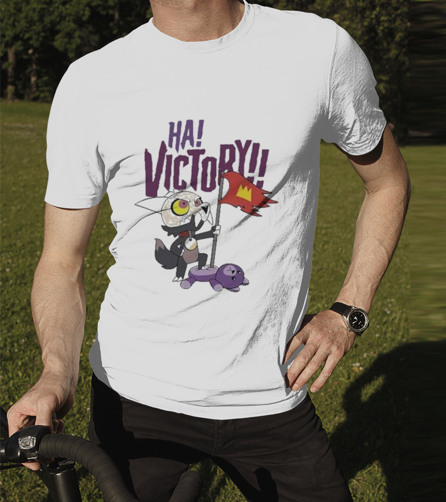 The Owl House Ha Victory King Character And Plush Toy Scene T-Shirt