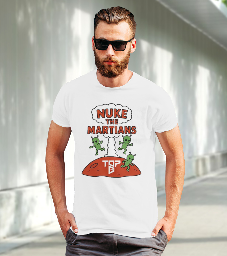 Nuke The Martians Top G Alien Animation T-Shirt