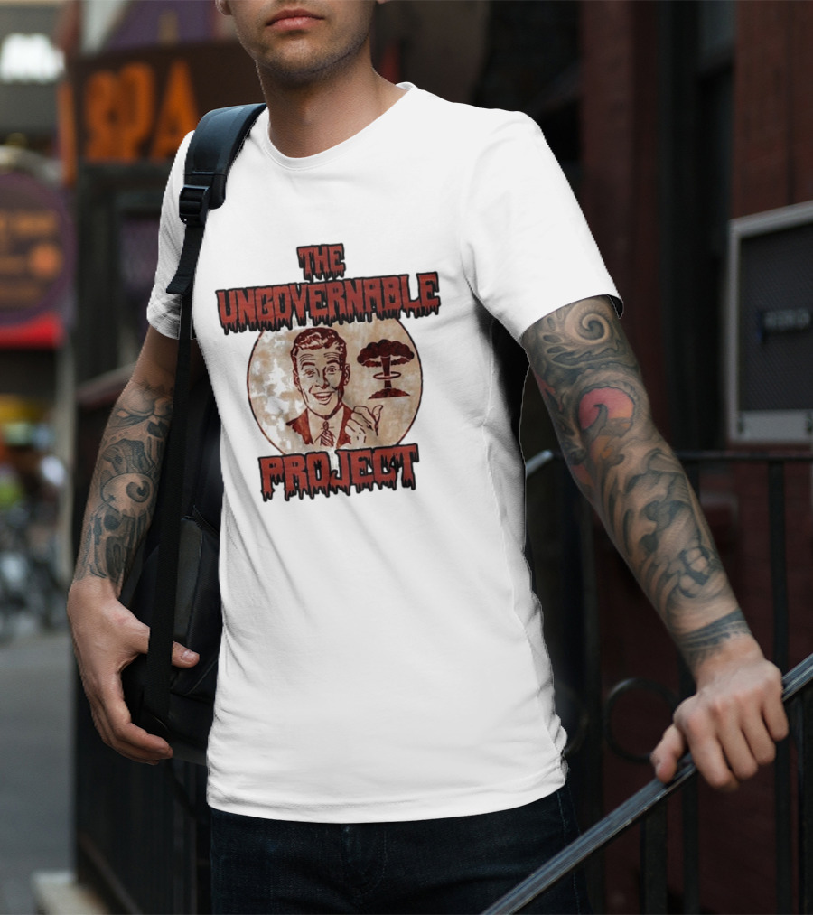 The Ungovernable Project Vintage Cartoon Nuclear Explosion T-Shirt