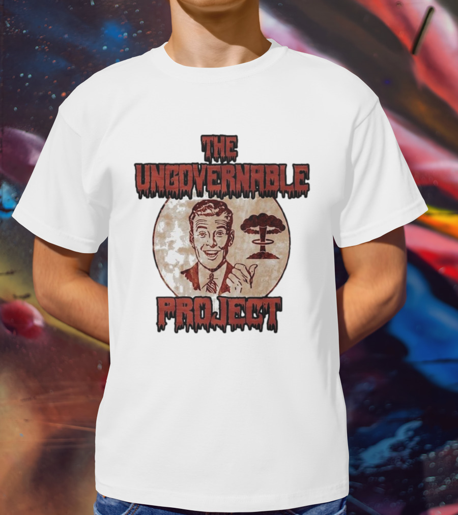The Ungovernable Project Vintage Cartoon Nuclear Explosion T-Shirt