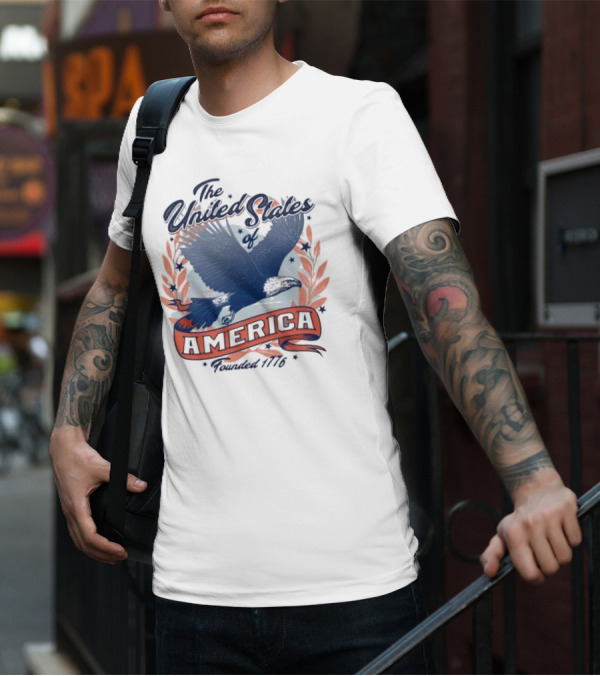 The United States America Eagle Founded 1776 T-Shirt