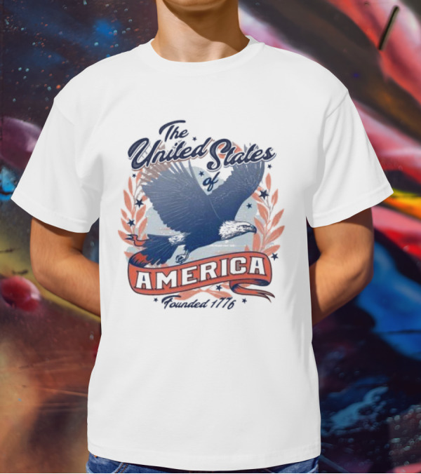 The United States America Eagle Founded 1776 T-Shirt