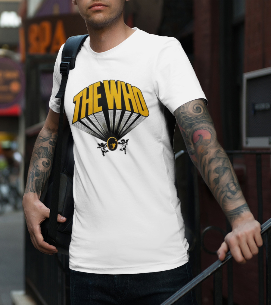 The Who Drum Skin Iconic Band Logo T-Shirt