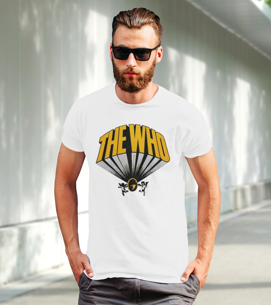 The Who Drum Skin Iconic Band Logo T-Shirt
