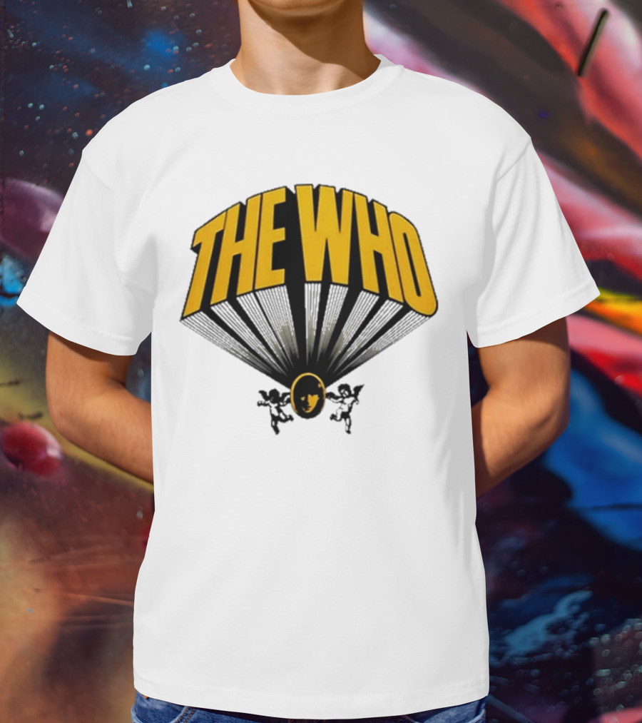 The Who Drum Skin Iconic Band Logo T-Shirt