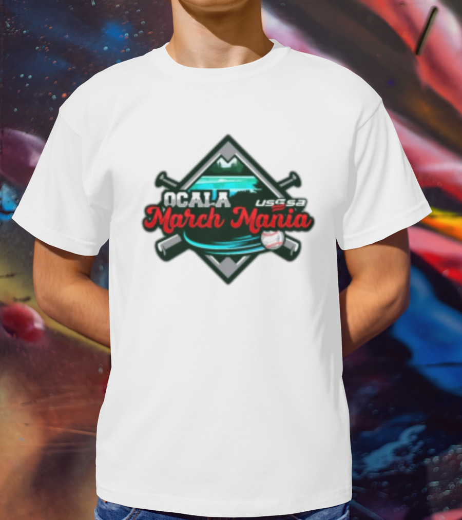 USSSA Ocala March Mania 2025 Baseball Event March 22-23 T-Shirt