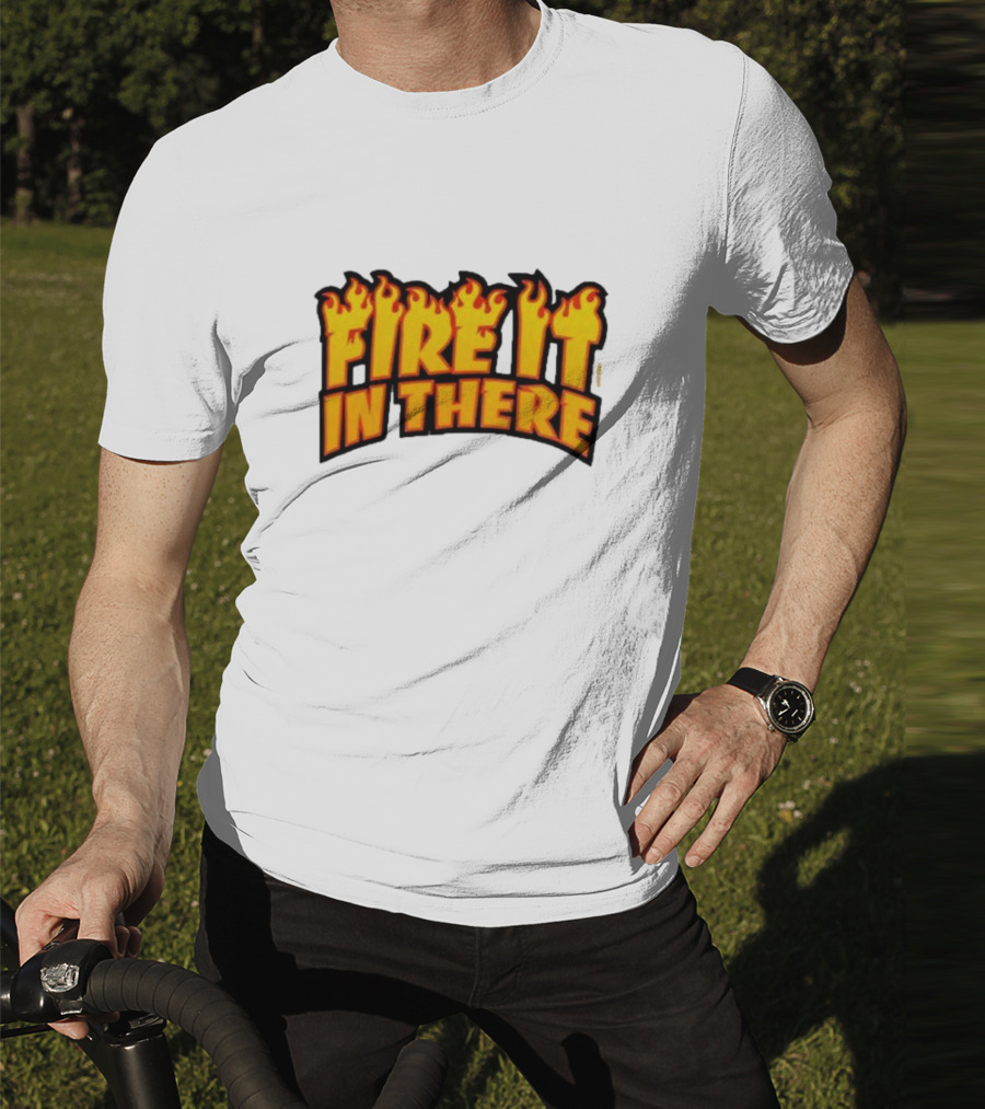 Fire It In There Vegas Matt Flames Design T-Shirt