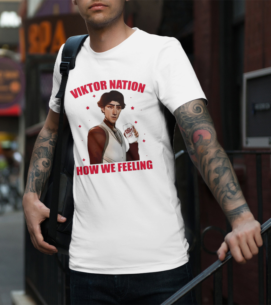 Viktor Nation How We Feeling Dr Pepper Diet Can Illustration T-Shirt