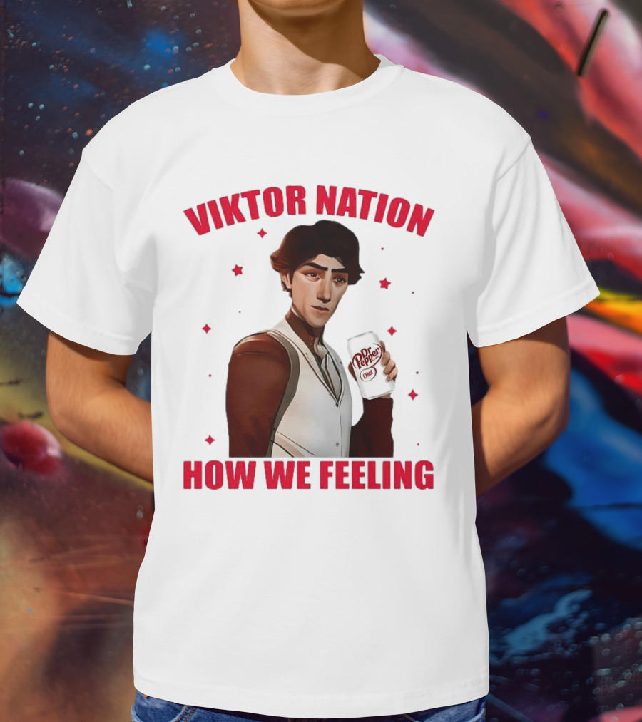 Viktor Nation How We Feeling Dr Pepper Diet Can Illustration T-Shirt
