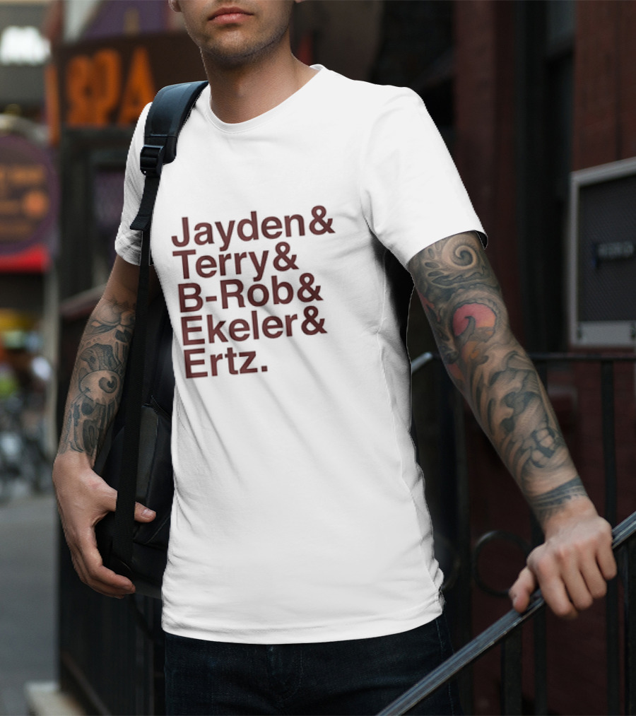 Jayden Terry B-Rob Ekeler Ertz Ampersand Style Washington Stars T-Shirt