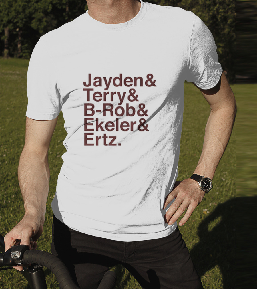 Jayden Terry B-Rob Ekeler Ertz Ampersand Style Washington Stars T-Shirt