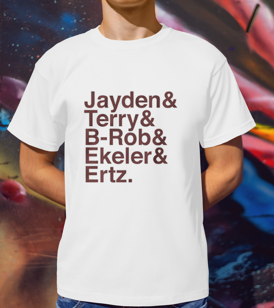 Jayden Terry B-Rob Ekeler Ertz Ampersand Style Washington Stars T-Shirt