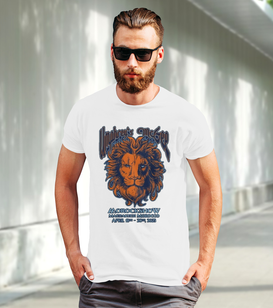 Umphrey’s McGee Morockshow Marrakech Morocco April 18th-20th 2025 Lion Art T-Shirt