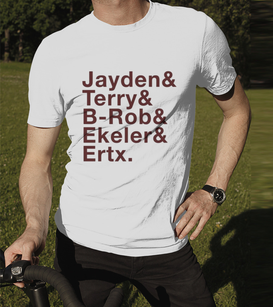 ``` Washington Ampersand Stars Jayden Terry B-Rob Ekeler Ertz ``` T-Shirt