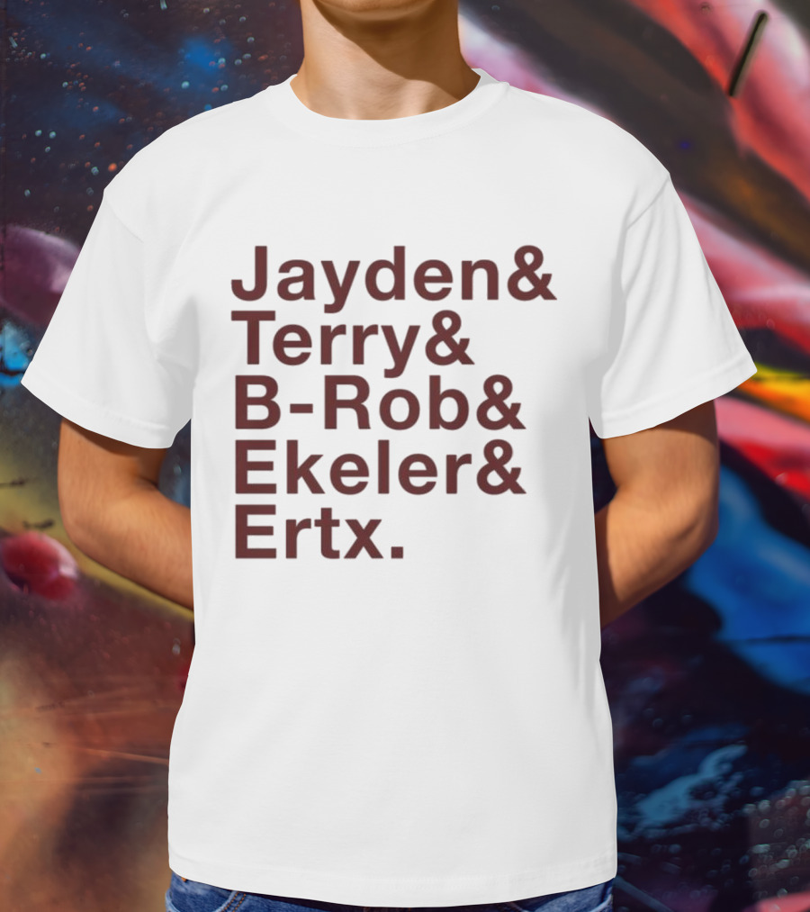 ``` Washington Ampersand Stars Jayden Terry B-Rob Ekeler Ertz ``` T-Shirt