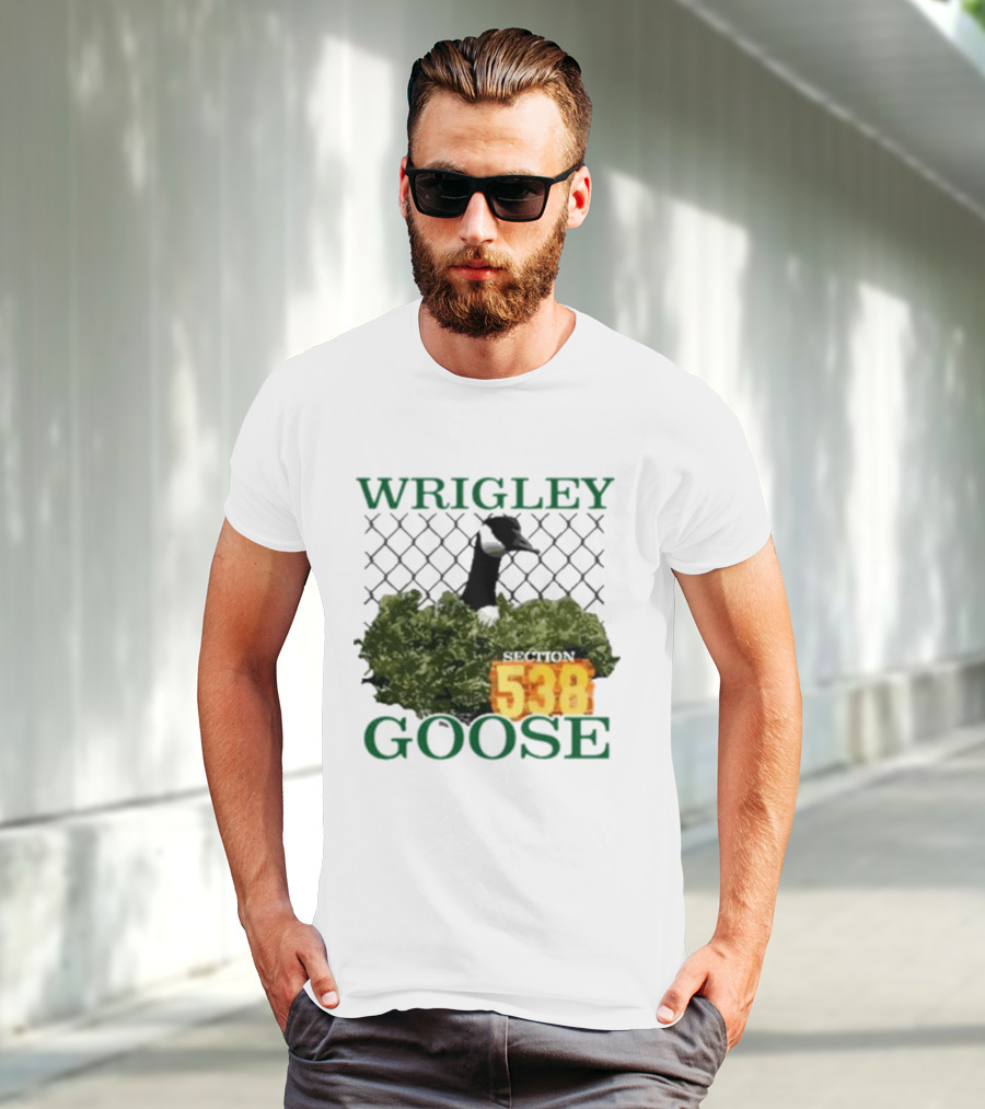 Wrigley Goose Section 538 Chicago Cubs Stadium Fan Apparel T-Shirt