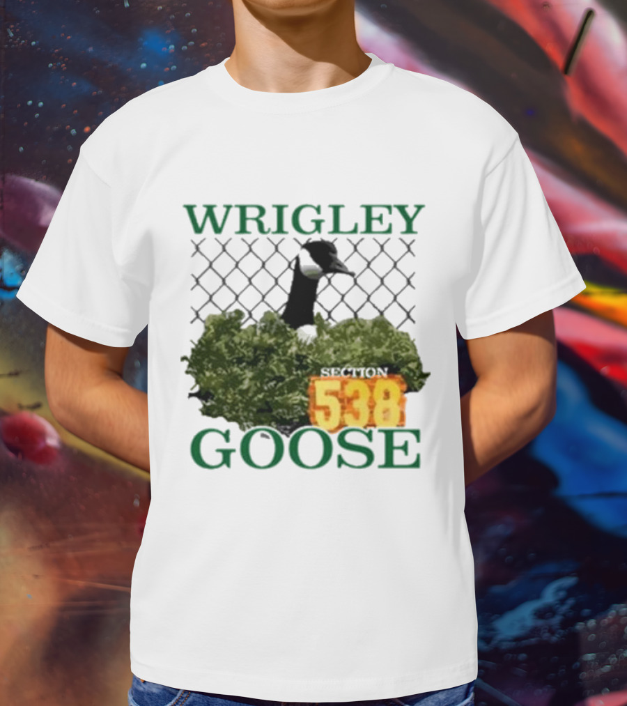 Wrigley Goose Section 538 Chicago Cubs Stadium Fan Apparel T-Shirt