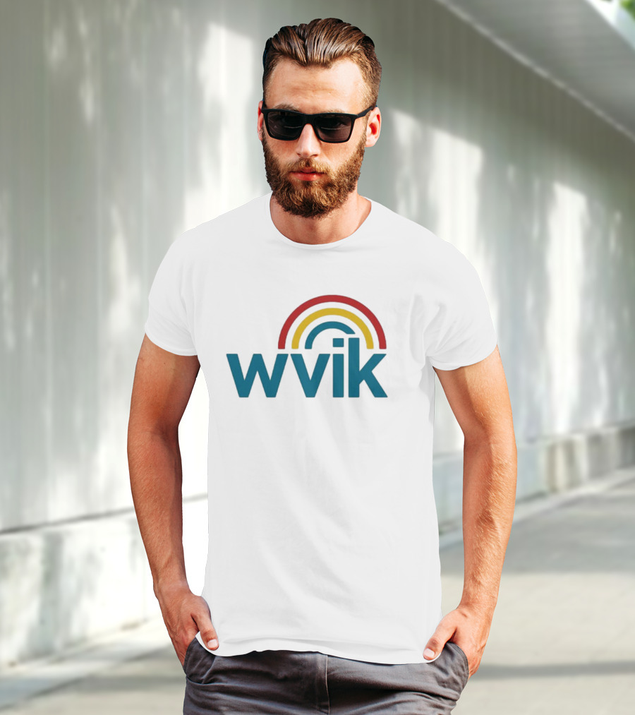 WVIK Rainbow Vintage Retro Style T-Shirt