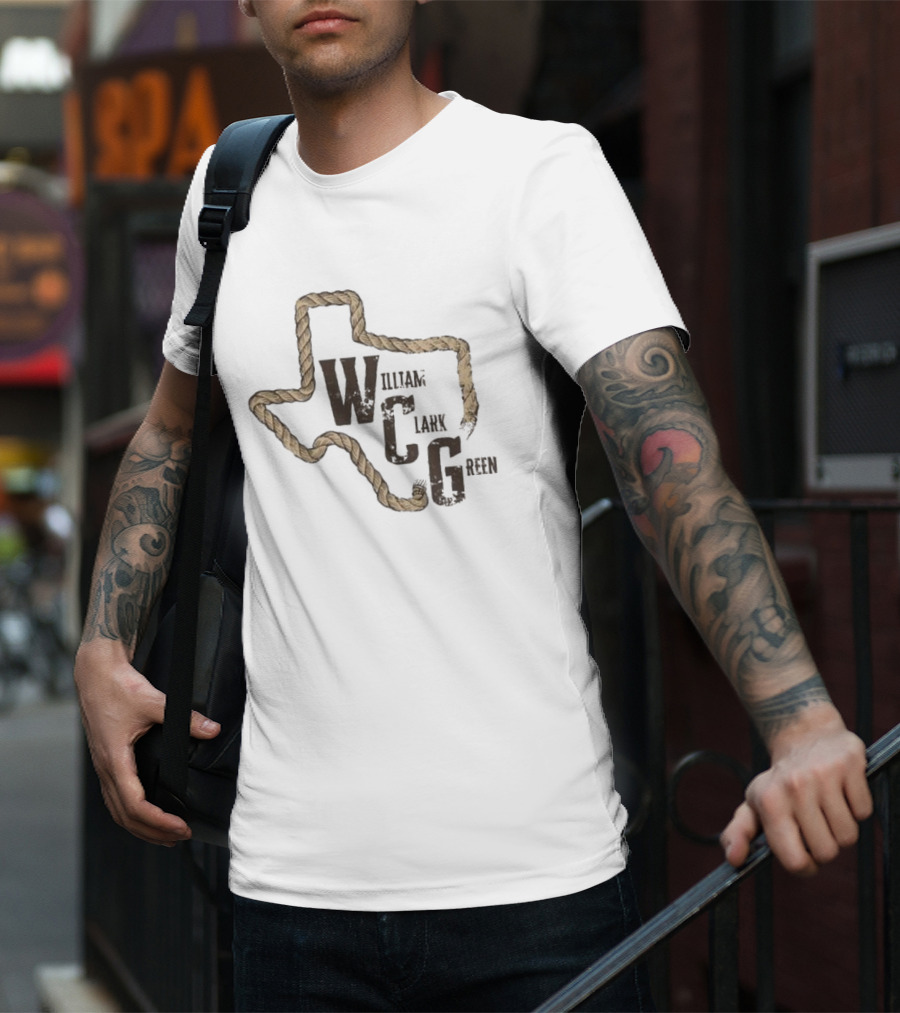 William Clark Green WCG Texas Rope Outline T-Shirt