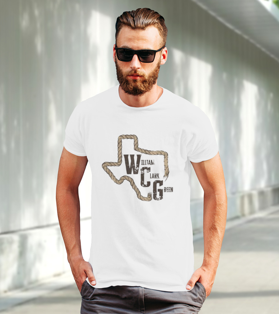 William Clark Green WCG Texas Rope Outline T-Shirt