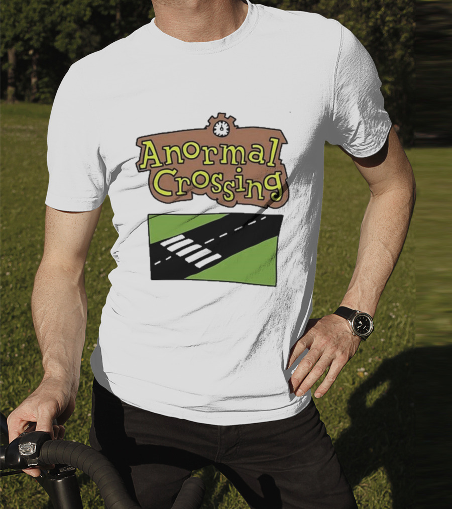 Anormal Crossing Zoe Bread Text And Z Shape Design T-Shirt