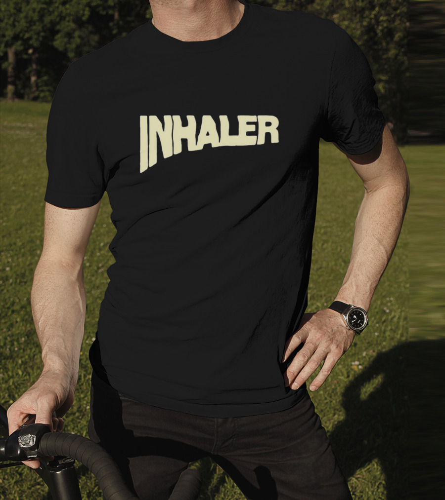 Inhaler Glas-Gow In Ecstasy Neon Typography T-Shirt