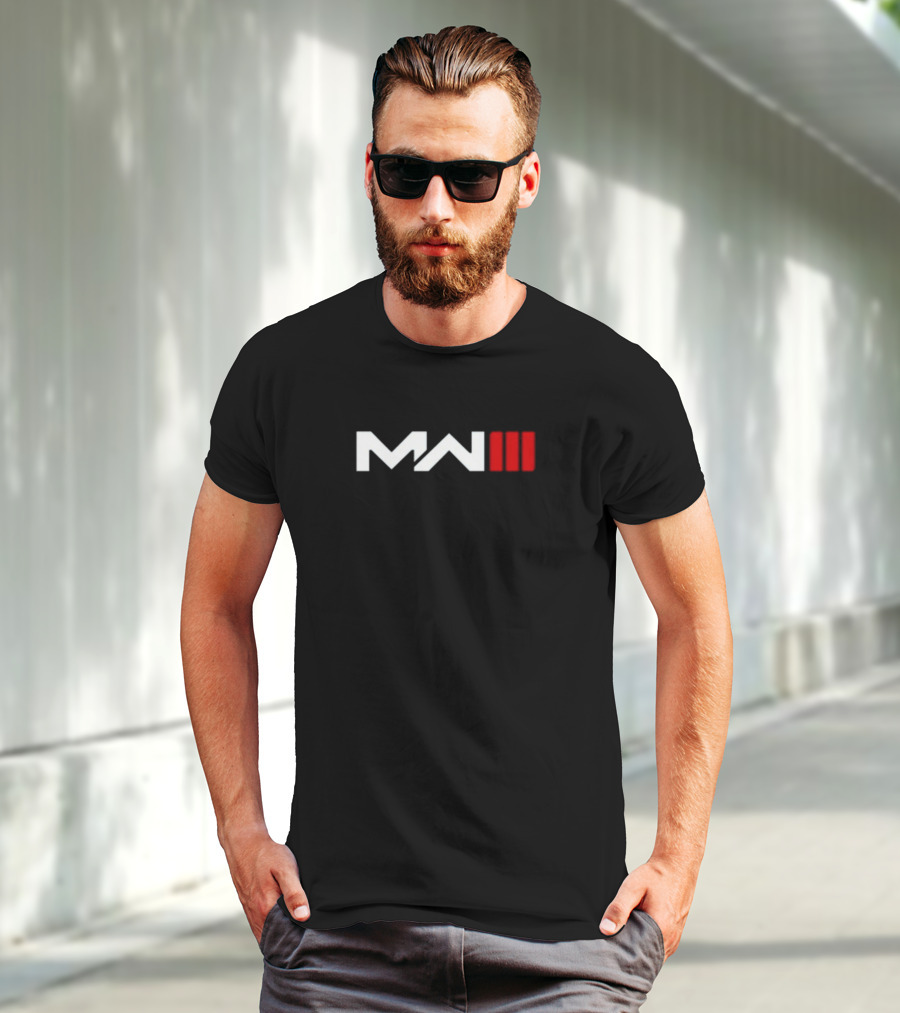 Deaf David MWIII Bold White T-Shirt