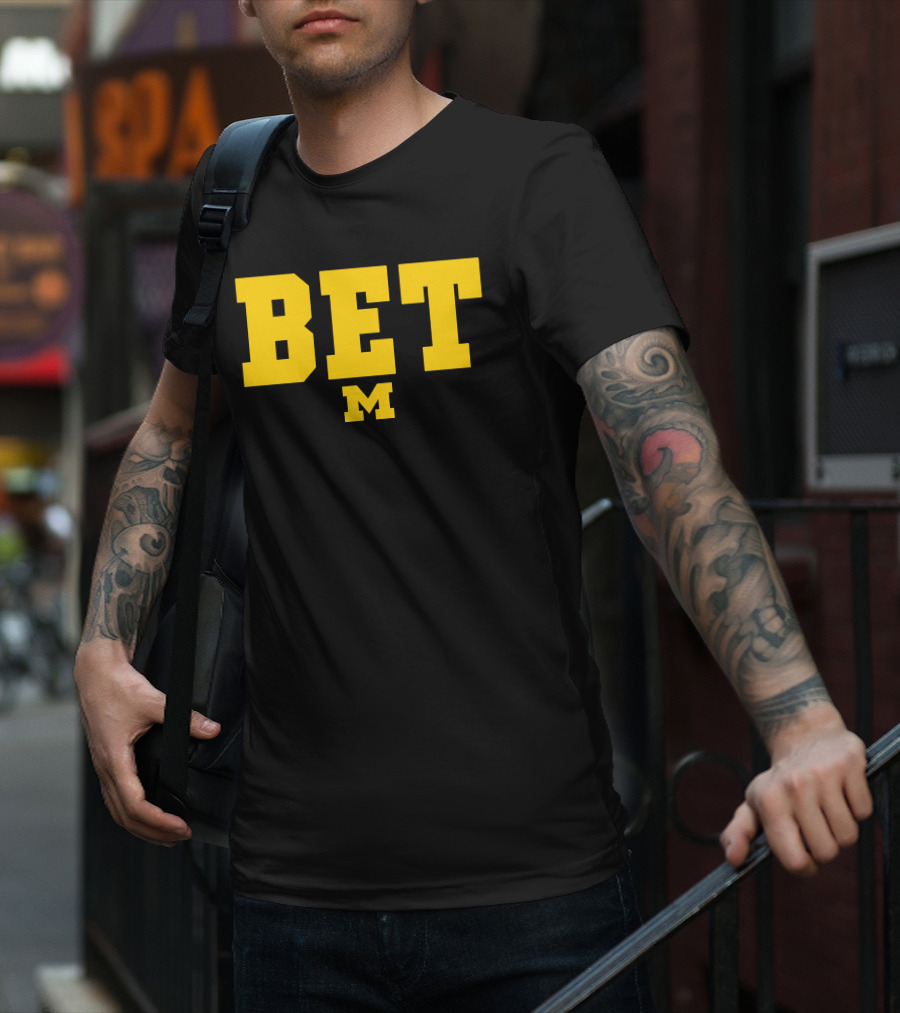 BET M Michigan Football T-Shirt