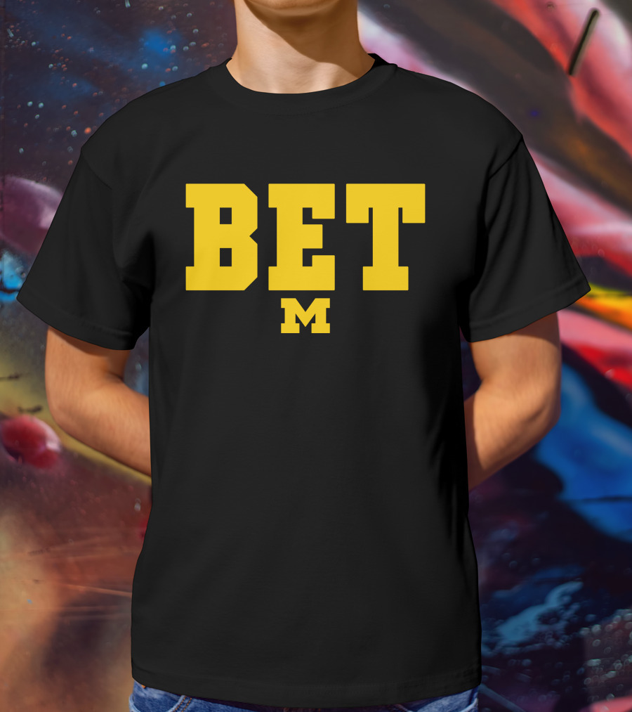 BET M Michigan Football T-Shirt