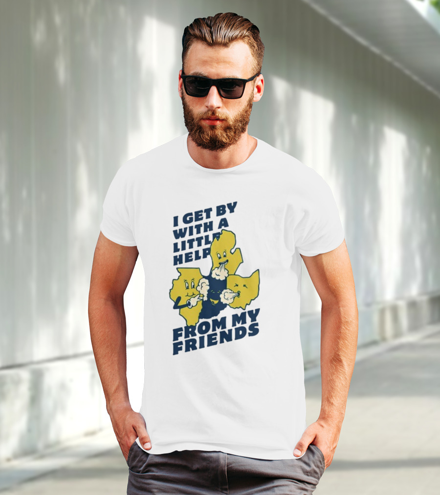 Thicc Van Exel I Get By With A Little Help From My Friends State Characters T-Shirt