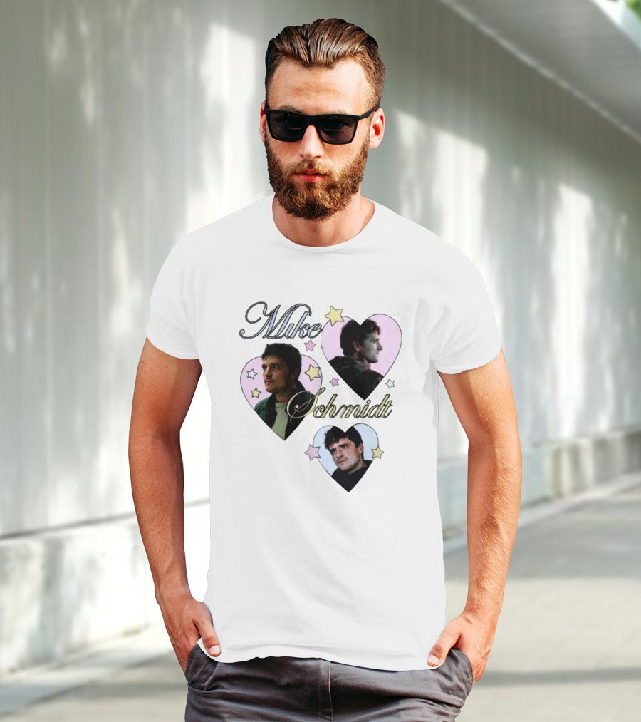 Mike Schmidt Mustardyard Press Shop Stars Hearts T-Shirt
