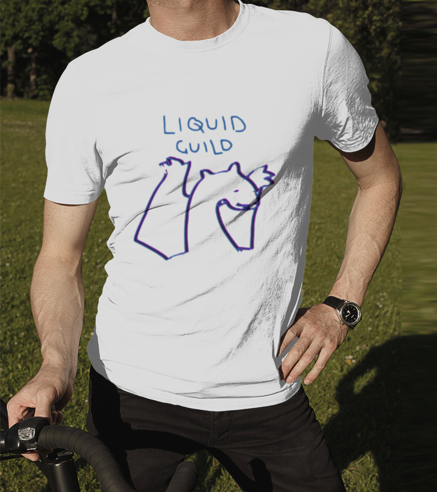 Liquid Guild Playful Creature Outline T-Shirt