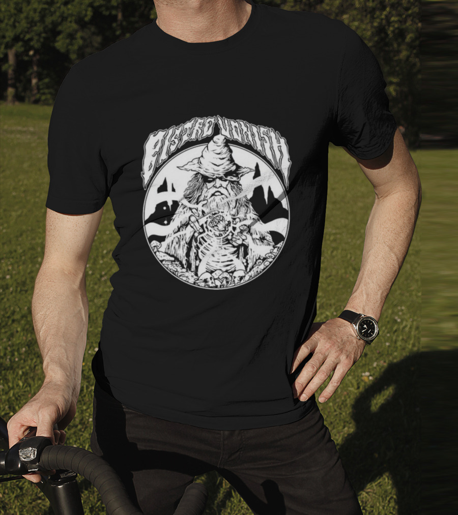 Rawpaw Astro Vonish Wizard Skeleton Pyramids T-Shirt