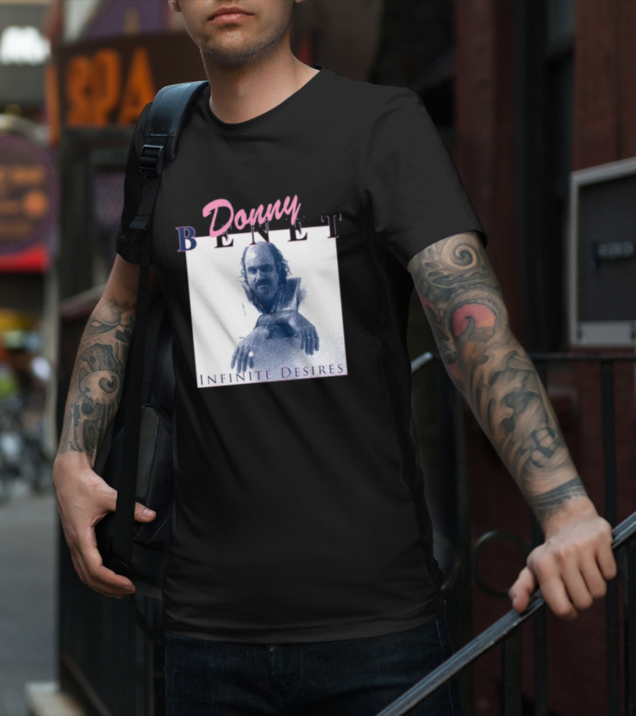 Donny Benet Infinite Desires Vintage Style Album Cover T-Shirt
