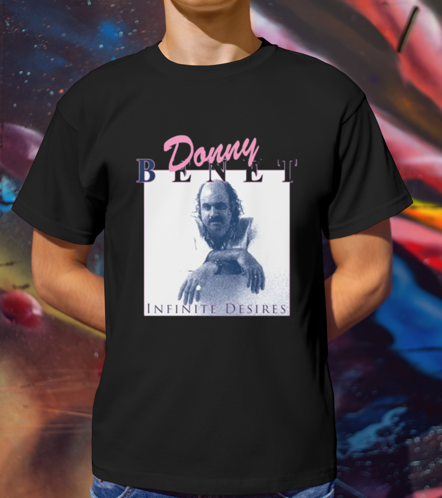 Donny Benet Infinite Desires Vintage Style Album Cover T-Shirt