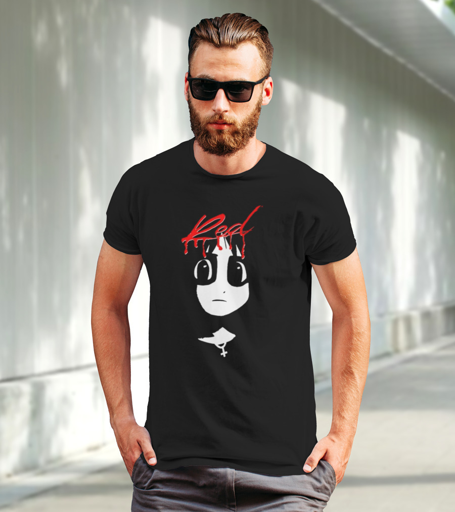 Red Volume One Number One 915 Manga Style Grunge T-Shirt
