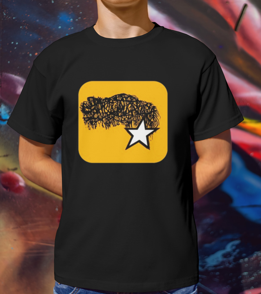 Sanguisugabogg Boggstar Scribble Hair With Star T-Shirt