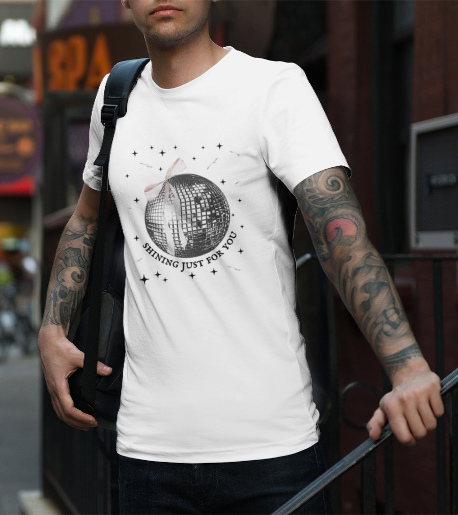 Shining Just For You Disco Ball Stars T-Shirt