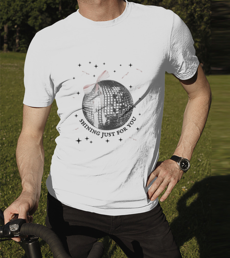 Shining Just For You Disco Ball Stars T-Shirt