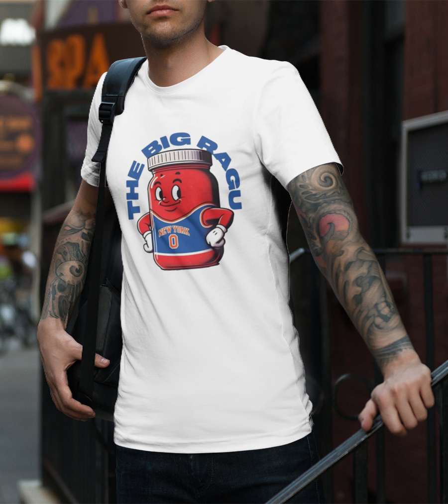 The Big Ragu New York 0 Cartoon Jar T-Shirt