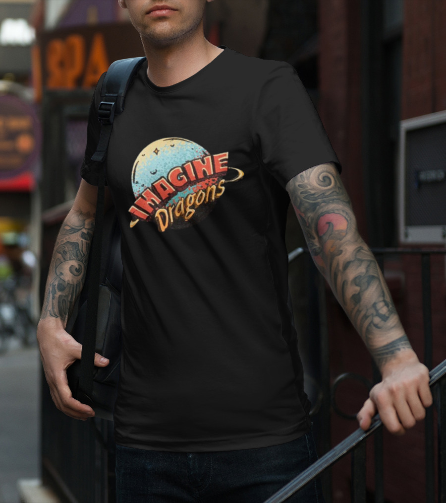Imagine Dragons Retro Planet T-Shirt